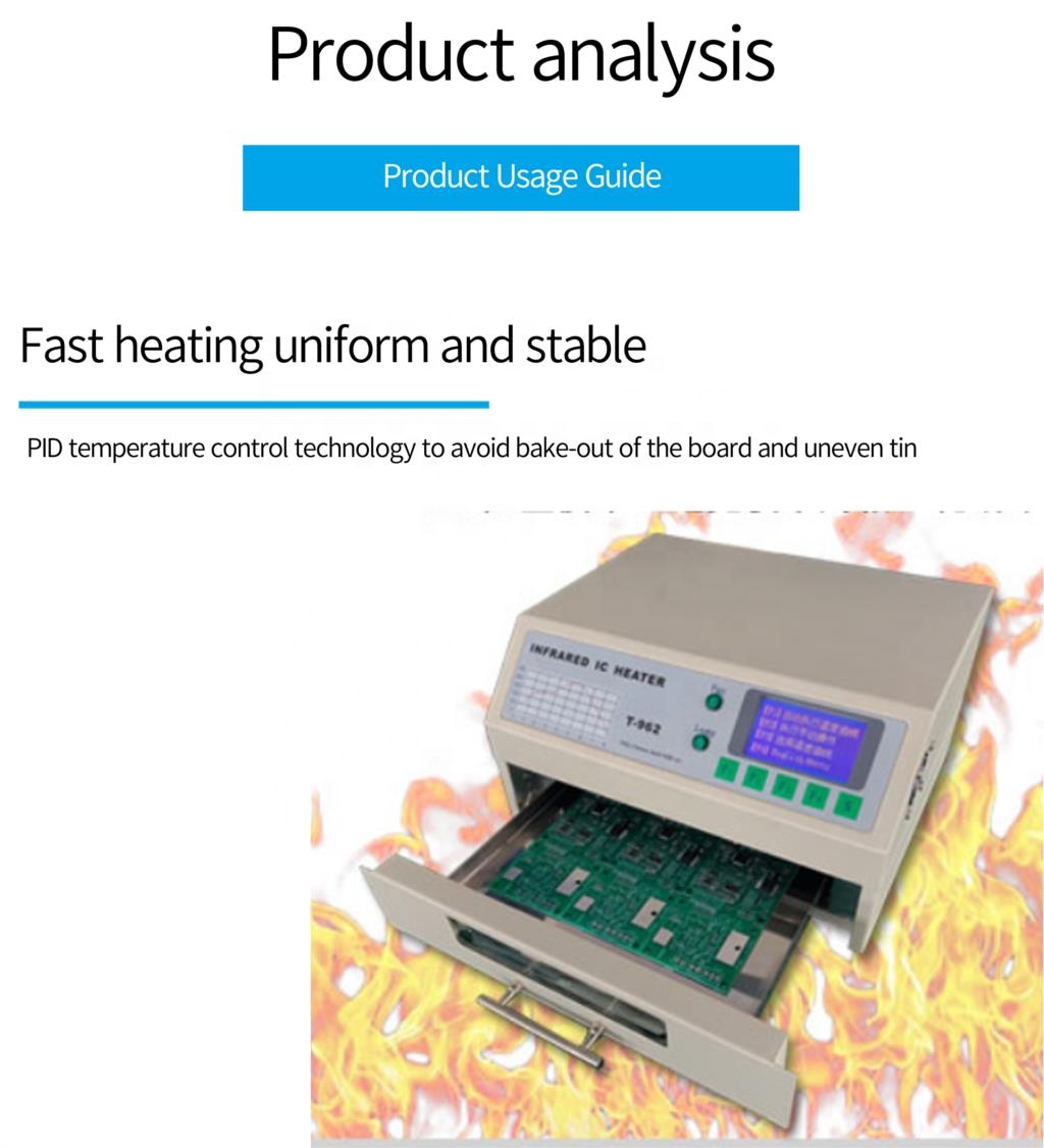 T-962 Desktop Infrared IC Heat - Infrared Bga Rework Station review and price
